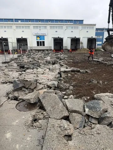 Odstraňovanie betónovej plochy